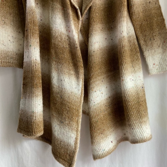 DESIGNHISTORY speckled ombre’ waterfall cardigan SZ  L - Picture 2 of 7